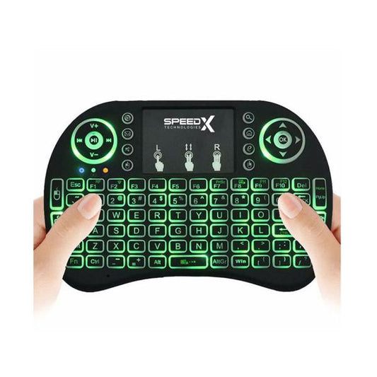Mini Touch Pad Wireless With Backlight Keyboard Mouse Rf 500